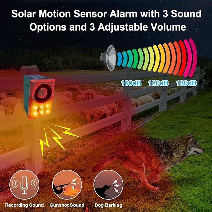 ChunHee Solar Outdoor Motion Sensor Alarm - Image 2