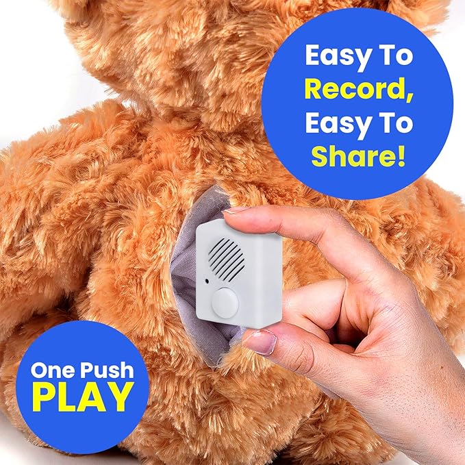 200 Seconds Voice Recorder for Stuffed Animals | Recordable Button Sound Box - Image 2