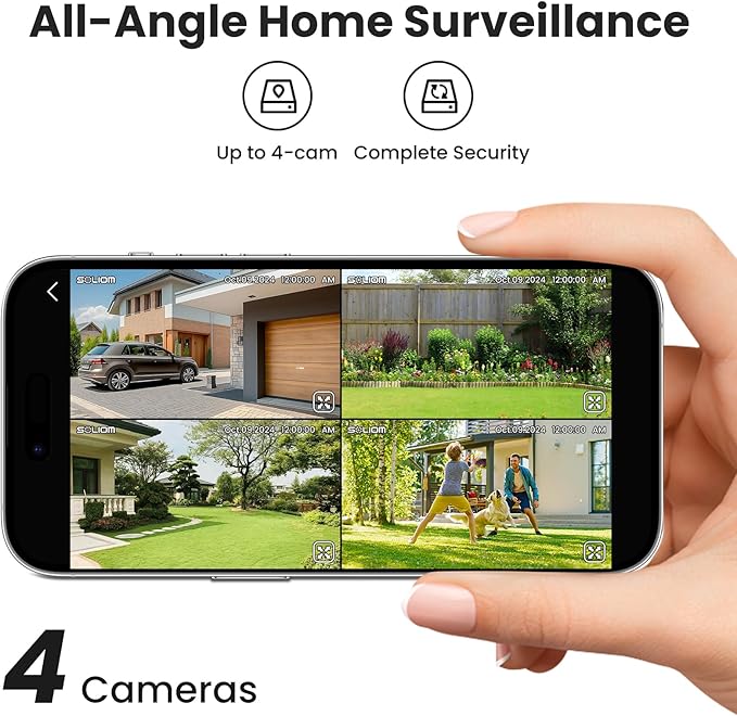 SOLIOM- True 5MP HD Security Cameras Outdoor Wireless, Add-On Camera, Solar - Image 7