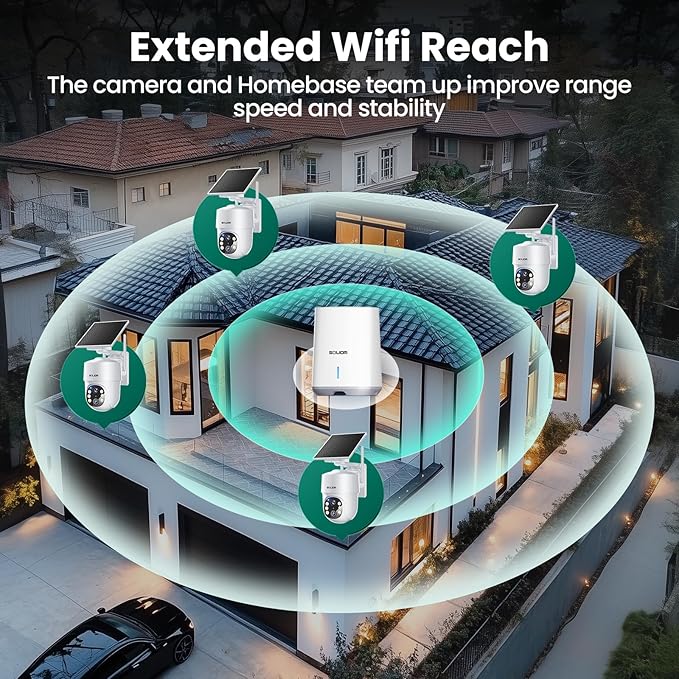 SOLIOM- True 5MP HD Security Cameras Outdoor Wireless, Add-On Camera, Solar - Image 3