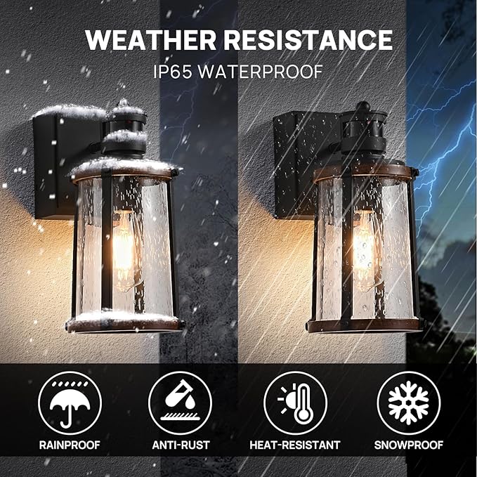 JOKAONOTL Dusk to Dawn Motion Sensor Outdoor Light - Image 6