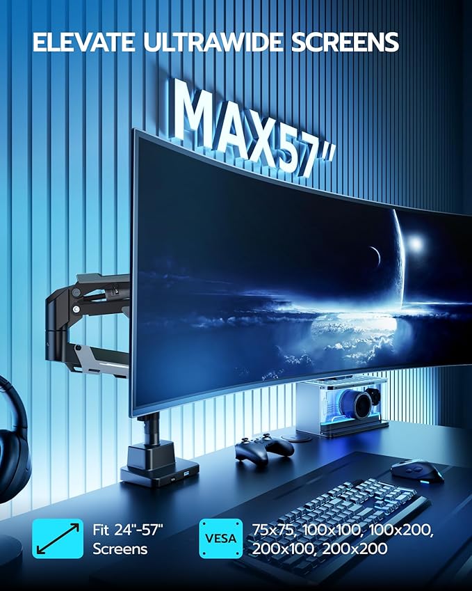 ARES WING CoreArm Single Monitor Mount - Image 3