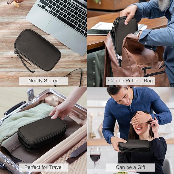 FYY Electronic Organizer, Travel Cable Organizer Bag Pouch Electronic - Image 7