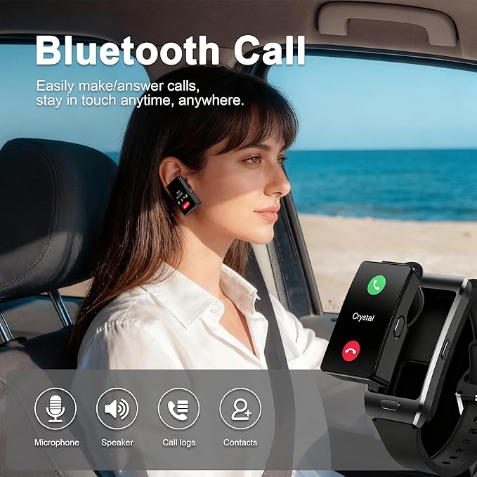 2-in-1 Smart Health Band with Built-in Bluetooth Earbuds, Fitness & Activity - Image 4