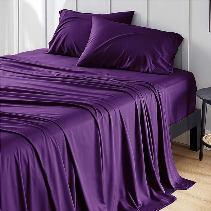 Bedsure California King Sheet Sets, Cooling Sheets - Image 7