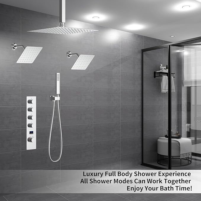KATAIS Polished Chrome Shower System - Image 2