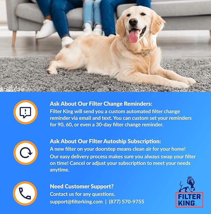 Filter King 21.5x23.5x1 Air Filter | 4-PACK | MERV 8 HVAC Pleated A/C Furnace - Image 5