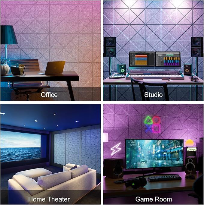 Sonicism 22 Pack X-Lined Acoustic Panels - Image 5
