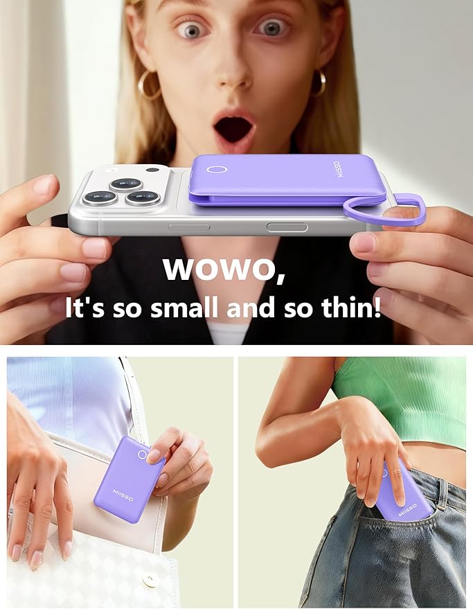 miisso 10000mAh Mini Portable Charger - Image 5