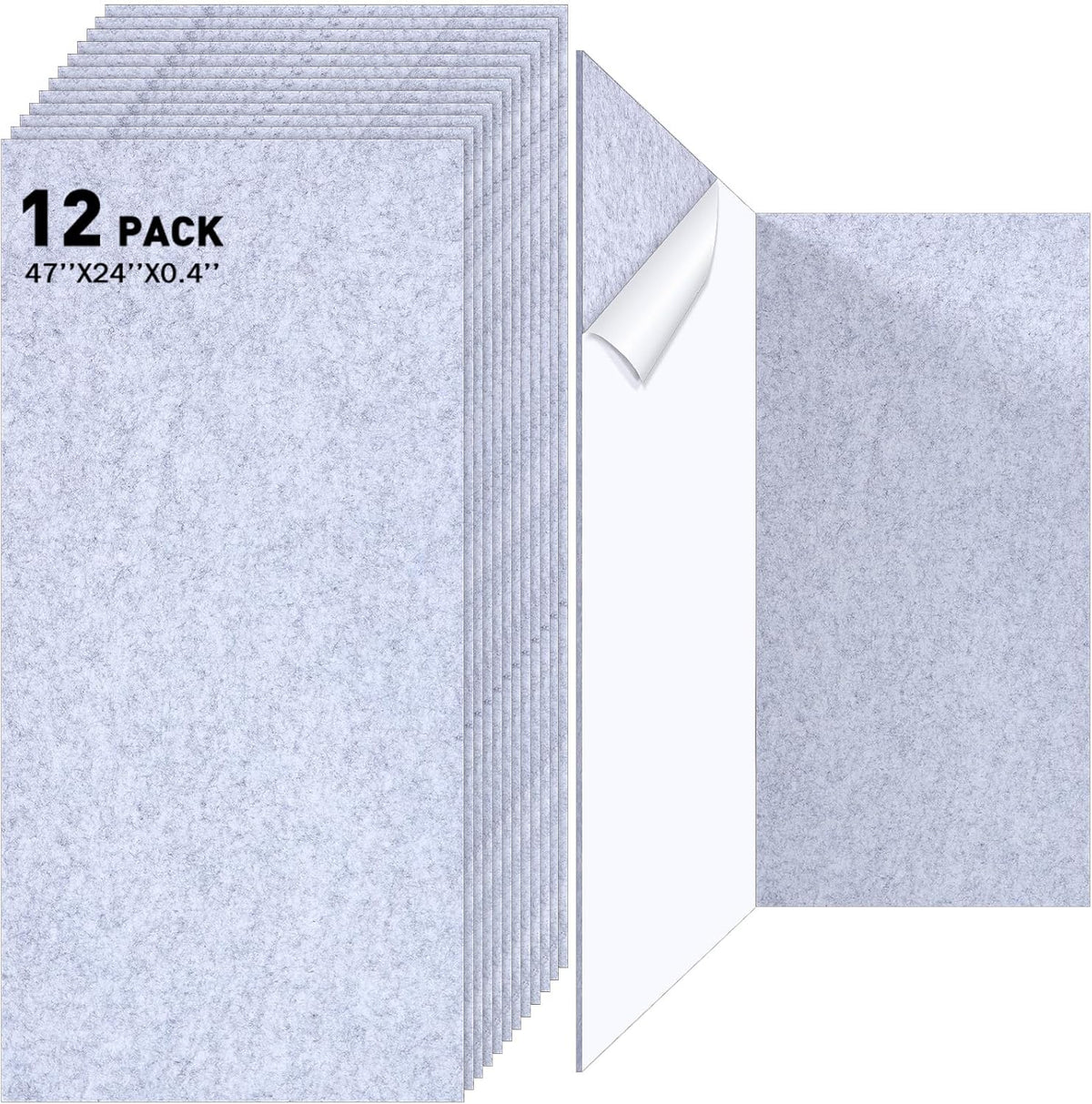 12 Pack Large Acoustic Panels