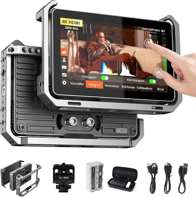 VILTROX DC-X3 2000 Nits SDI Camera Field Monitor Kit by ViltroxOfficial