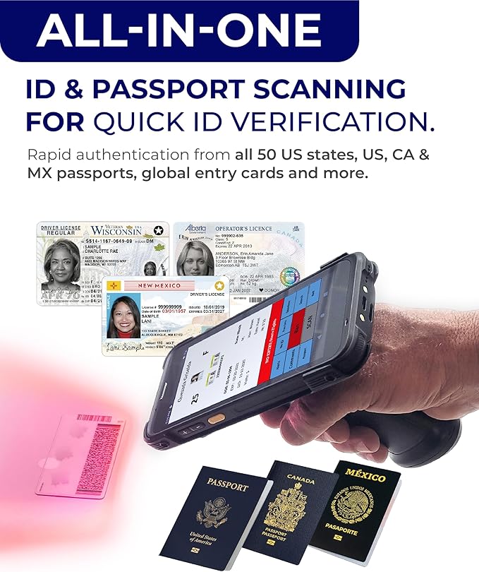 ID Scanner - Drivers License and Passport Scanner and Reader - Age Verification - Image 3