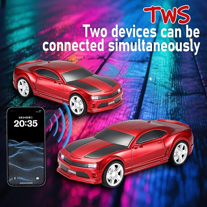 WSTER WS-592 Supercar Design Bluetooth Replica Speaker – Portable Car Model - Image 5