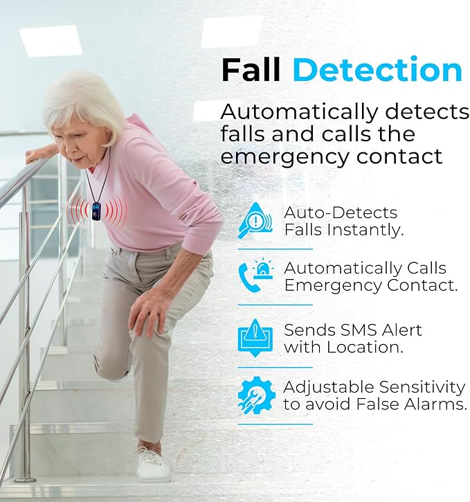 SecuLife New 2026 Fall Alert Device, Medical Alert Pendant - Image 2