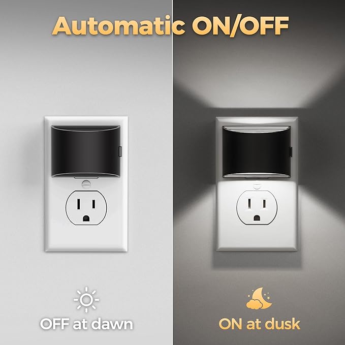 DORESshop LED Night Light, Night Lights Plug into Wall, 3 Level Brightness - Image 5