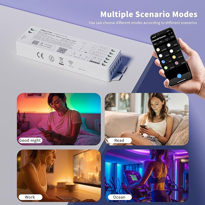 PAUTIX Matter WiFi LED Controller 5in1 ML5 Compatible - Image 5