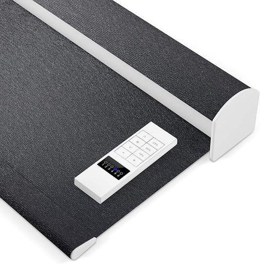 Zshine Motorized Blackout Window Blinds Customize Width Remote Control Wireless by ZSHINEHome