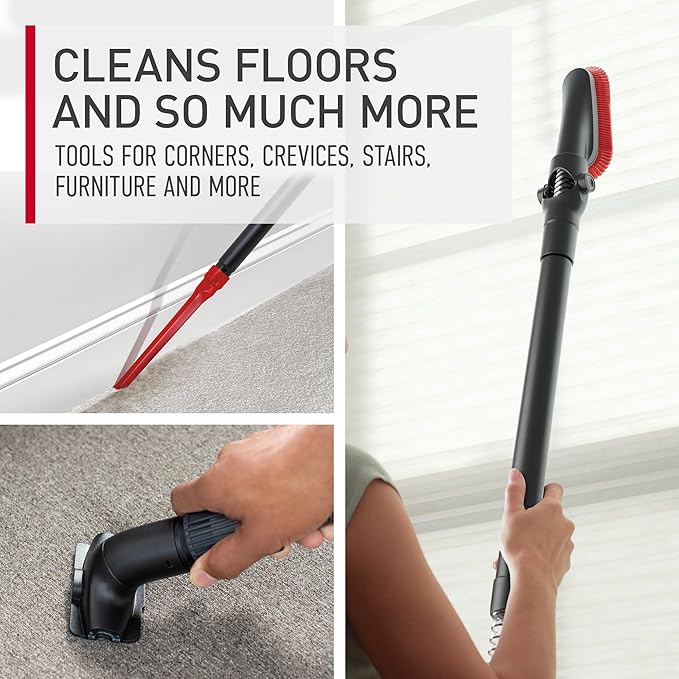Hoover WindTunnel Cord Rewind Pro Bagless Vacuum Cleaner, Corded Upright Vacuum - Image 5