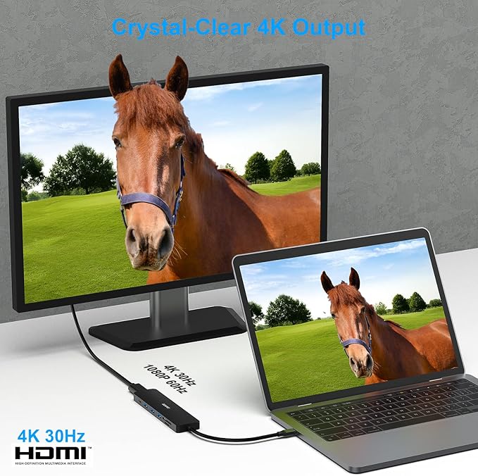 BENFEI USB C HUB 7-in-1, USB-C HUB Multiport Adapter - Image 3