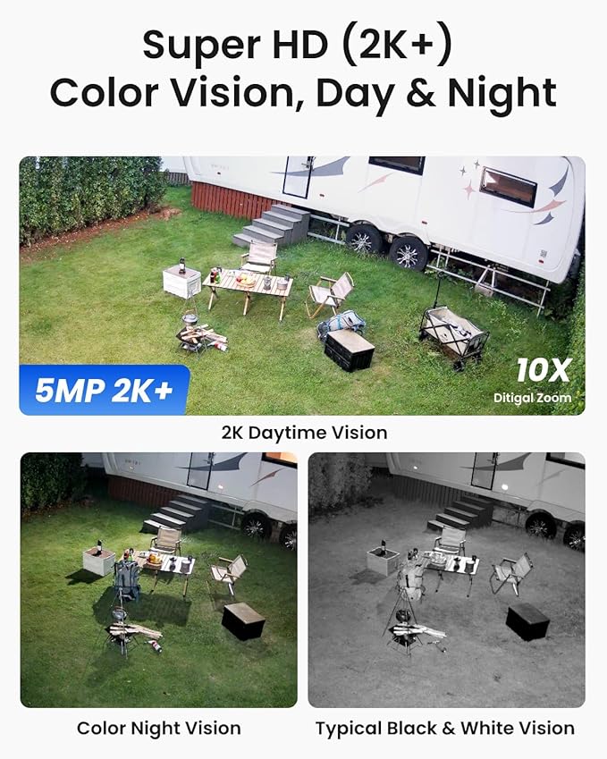 REOLINK 5MP 4G LTE Cellular Security Camera Outdoor, 360° Pan-Tilt, Sim+32GB SD - Image 4