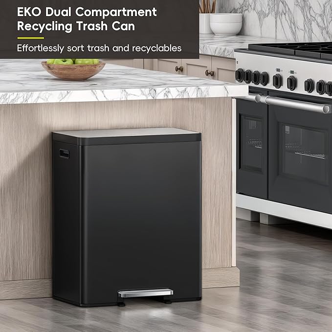 EKO EcoCasa II 36L+24L Dual Trash Can - Image 4