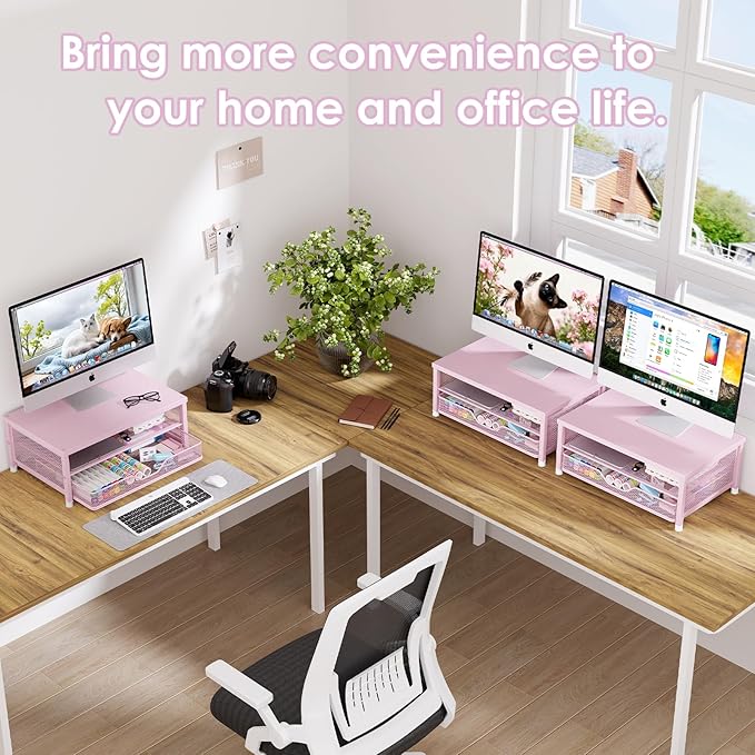 OPNICE Computer Monitor Stand Riser, Desk Organizer - Image 6