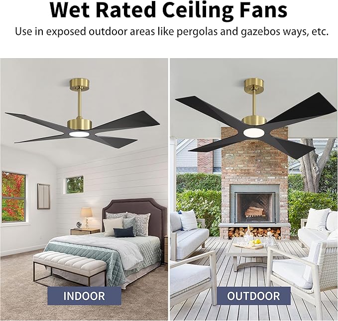 WINGBO 64" Wet Rated Outdoor Ceiling Fan - Image 8