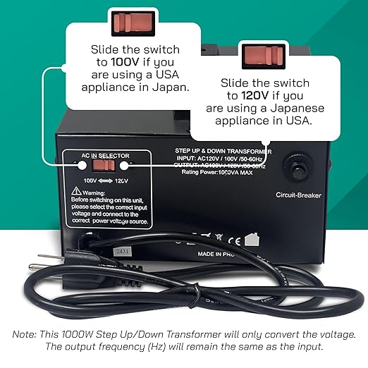 LiteFuze 1000W Step-Up/Step-Down Transformer - Image 5