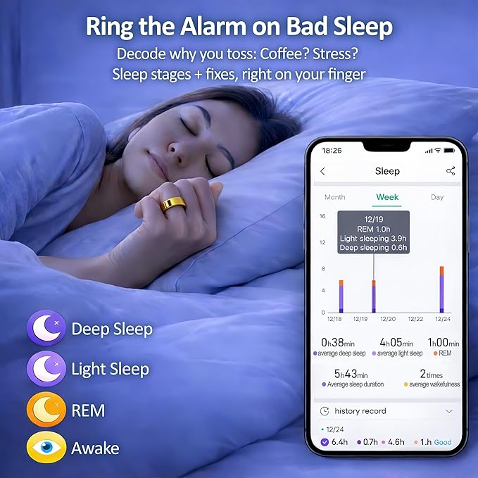 Smart Ring Health & Fitness Tracker - Image 3