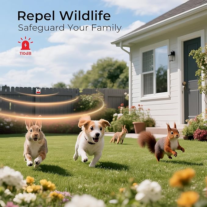 Hapippofa Solar Wireless Motion Sensor Alarm, Driveway Alarm Outdoor Waterproof - Image 2