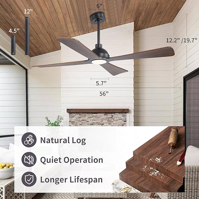 WINGBO 56 Inch DC Ceiling Fan - Image 3