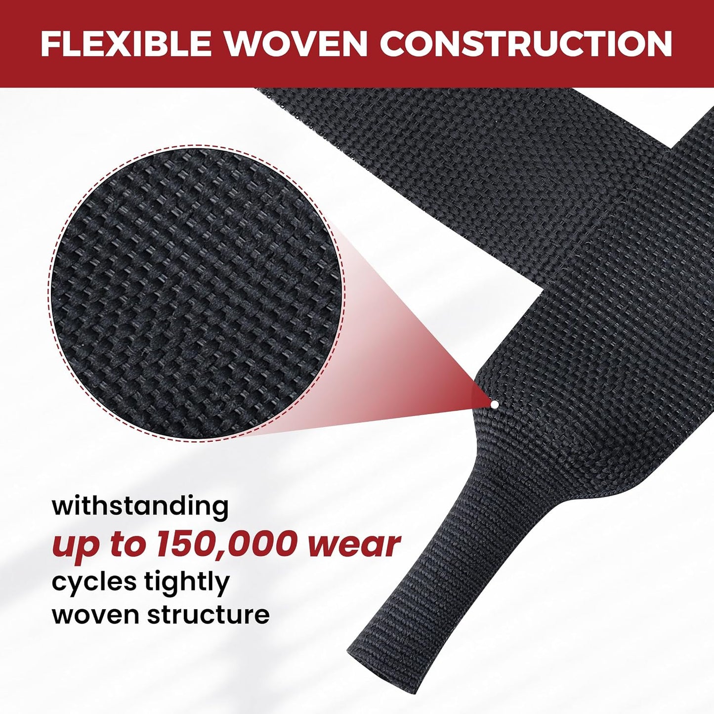 2:1 Ratio Heat Shrinkable Braided Wiring Sleeving 1/4" ID-88ft | Heat Resistance Abrasion Flexibility Harness Wrap Cable Woven Wire Loom for Automotive Hose/Cord Cover/Electrical Sheathing