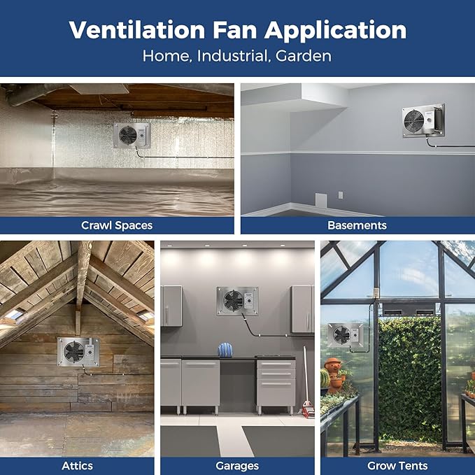 ALORAIR 300CFM Crawlspace Ventilation Fan - Image 5