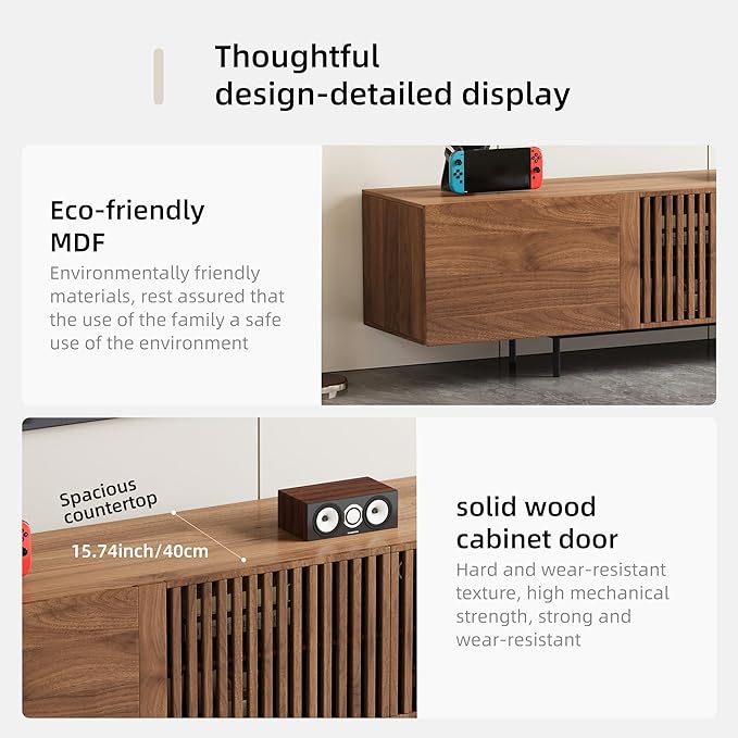 gaoyangjiaju Modern Walnut TV Console - Image 8