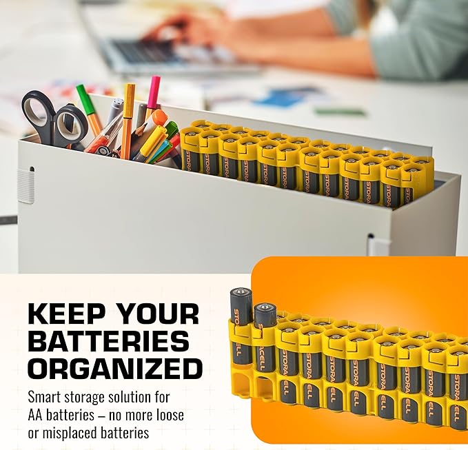 AA Battery Storage Caddy by Storacell - Image 3
