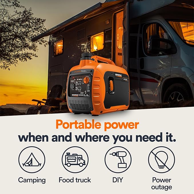 Generac 3, 300-Watt Gas Powered Portable Inverter Generator - Image 2