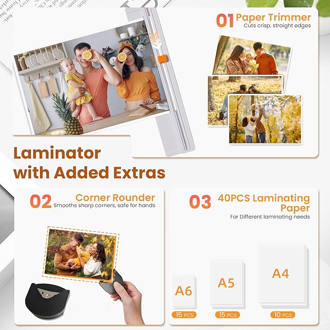 VUSIGN Laminator Machine, 9 Inch Laminators - Image 5