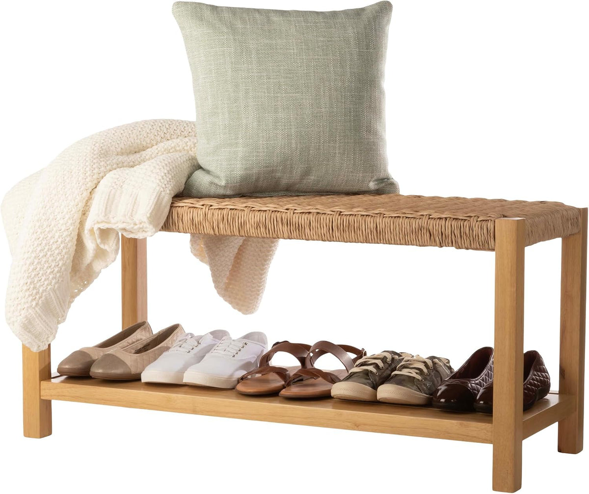 alaterre furniture newport 40” shoe storage bench with, main product view