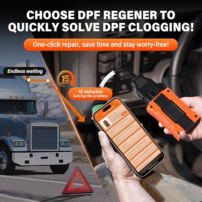 TopTekk Smart DPF Regeneration Tool, DPF Reset Device - Image 3