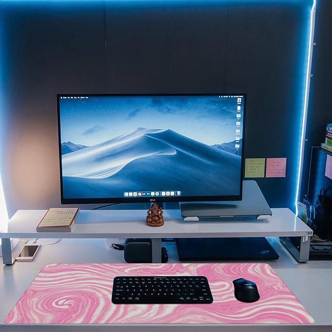 Eflxamz Desk Pad, Flow Liquid Waves Large Gaming Mouse Pad - Image 6
