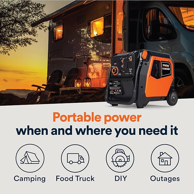 Generac 3, 800-Watt Dual-Fuel Portable Inverter Generator - Image 6