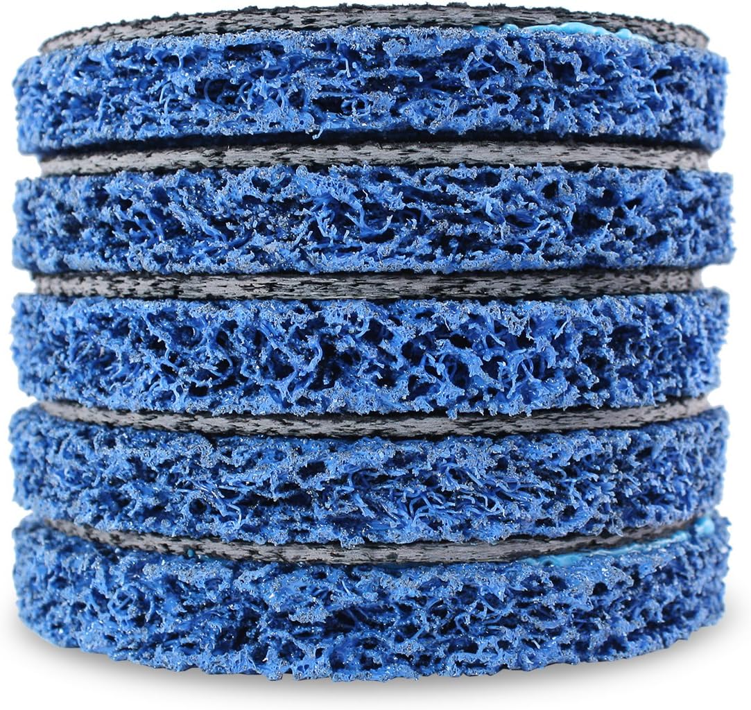 Easy Strip Discs Clean and Remove Paint, Rust and Oxidation 4-1/2” x 7/8” - 5 Pack