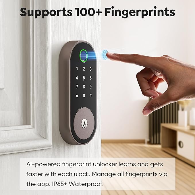 Fingerprint Smart Deadbolt - Image 2