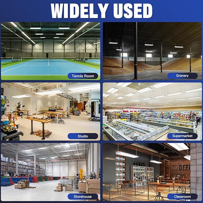 JTT LED Linear High Bay Light 300/240/200W, 3FT 45000LM Linear Shop Light - Image 9