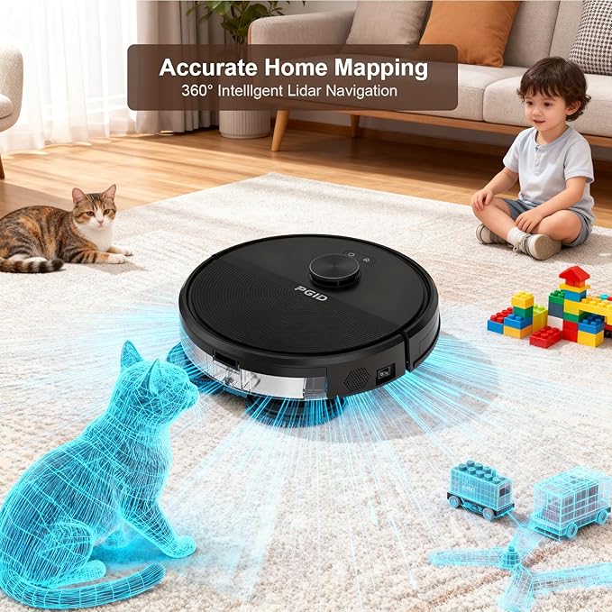 PGID Self-Emptying Robot Vacuum Cleaner, Robot Vacuum and Mop, FlexiArm Edge - Image 6