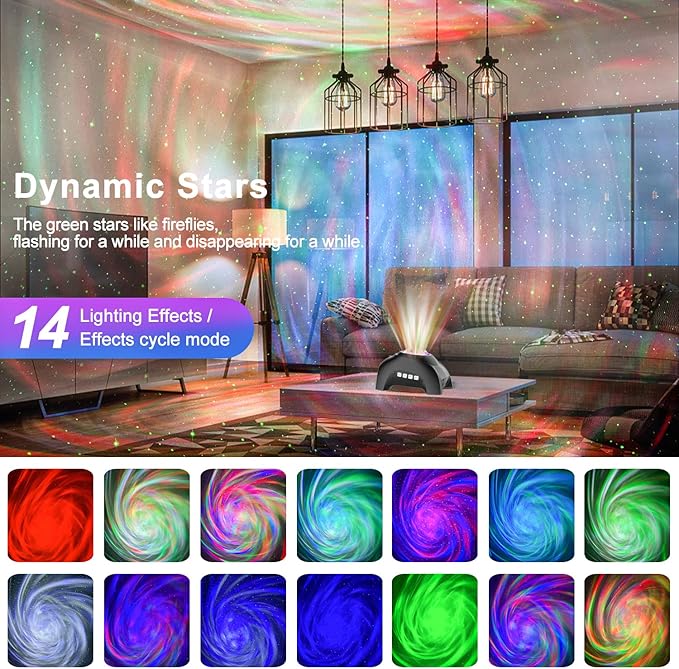 Galaxy Projector, CIMELR Star Projector Night Light - Image 2