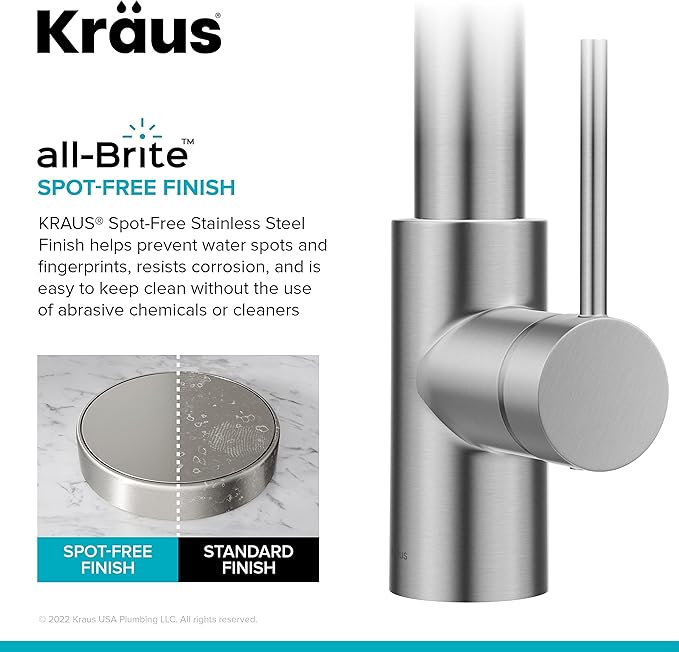 KRAUS Oletto 2-in-1 Commercial Style Pull-Down Single Handle Water Filter - Image 7