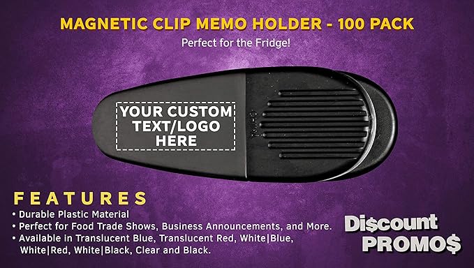 100 Magnetic Memo Holders Set - Image 2