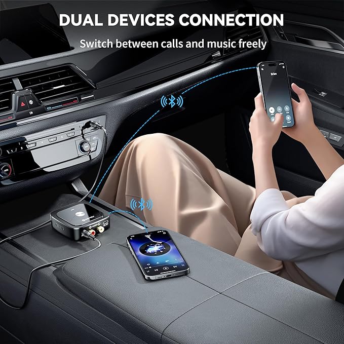 SONRU Bluetooth 6.0 Receiver, Low Latency, 24-Hour Battery Life - Image 5