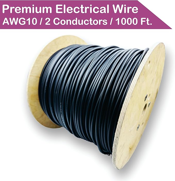 NATIONAL Wire & Cable – 10 AWG 2-Conductor Premium Copper Wire, 1000 ft - Image 2
